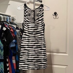 Arden B Black Lace Detail Top